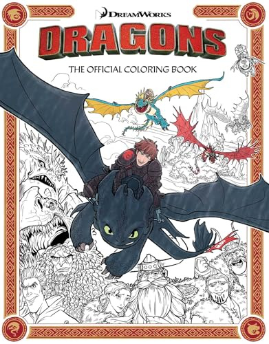 DreamWorks Dragons: The Official Coloring Book