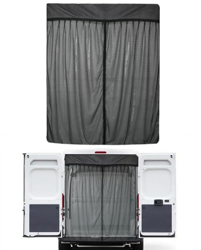 Junhui Zanzariera Magnetica per Ducato/Peugeot Boxer/Citroen Relay 2006-2024, 195 x 170 cm, Black