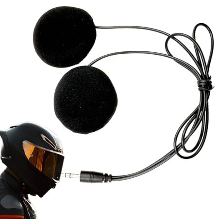 Générique Motorcycle Headphones – Motorcycle Helmet with Built-In Speakers, Sports Accessories for Snow Scooters, Sports, Mountain Bikes and Skiing