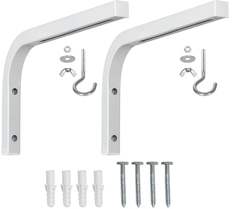 GKYQVE Adjustable Projector Screen Ceiling Mount L Brackets Projector Holder For Home Theaters Cinemas Screen Adjustable Wall Mount