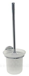 Open Wall Mounted Toilet Brush and Holder - Bathroom Accessories - CHROME PLATED