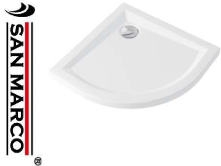 Piatto doccia semicircolare Pozzi Ginori 80x80 cm