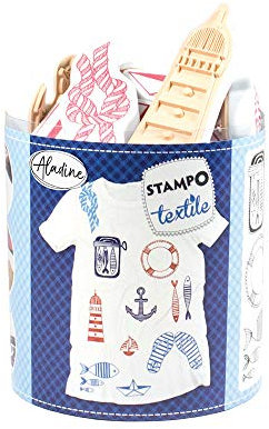 Aladine 4550295 Stempelset, bunt, 2,5-8,5 cm