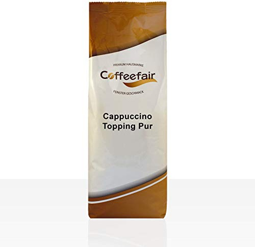 Coffeefair Cappuccino Topping Pur Instant-Milchpulver 750g Milchpulver für Kaffee- & Heißgetränkeautomaten, 80% Magermilchanteil, stabiler Milchschaum, geringer Fettanteil