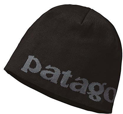 Patagonia Unisex Hat Beanie, Logo Belwe: Schwarz, Einheitsgröße EU