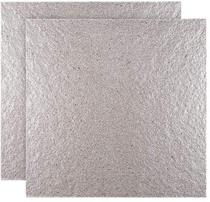 OUNONA 2 Piezas Placa de Mica para Ondas para Microondas, Mica de Placas Hojas de Mica Universal para Hornos de Microondas 5.1 x 5.1 Pulgadas