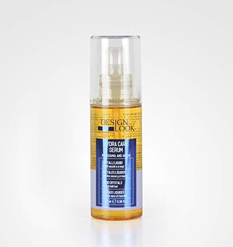 DESIGN LOOK Cristal LIQUIDO HIDRATANTE HIDRA Care Macadamia Y ARGAN 100ML, Negro, Estandar, 100