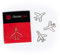 Büroklammern, 11x Büroklammer Motiv Flugzeug, als Deko oder Lesezeichen. Paperclip I Paper Clips, Briefklammer oder Bookmark, für Büro oder Zuhause, C022