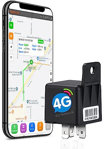 SinoTrack 4G GPS Tracker für Fahrzeuge, ST-907L LTE Auto Relais Mini GPS Tracker, Echtzeit Standort Fernbedienung abgeschnitten Öl und Energie Gerät für Auto Motorrad LKW Taxi