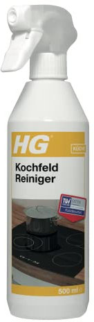 HG Kochfeld Reiniger, frisch duftender Reiniger für den täglichen Gebrauch, geeignet für Elektro-, Gas-, Induktions- und Cerankochfelder - 500 ml