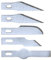 SMB Precision Light Duty Hobby Blades Assortment #11, 10, 16, 17 (5/10/20/60/120/300 pcs) (5)