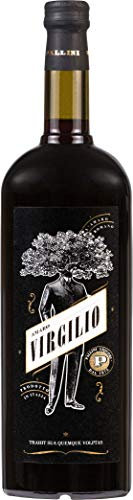 Amaro Virgilio - 700 ml: nato dall’infusione della China Calissaia, Arancia dolce, Rabarbaro, e Liquirizia Calabra - Senza ingredienti artificiali né glutine – 32% ABV.