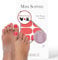 Original Miss Sophie Pedi Wraps I Coral Crush Pedicure I 27 ultra-dünne Nagellack-Streifen einfarbig in Coral I Für Fußnägel I Hält auf Natur- sowie lackierten, Acryl-, Gel- & Shellac-Nägeln