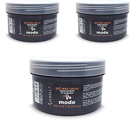 Mito Raywell Haargel / Gel Wax mit Kokosduft & Cocos - Made in Italien - 3 x 500 ml