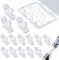 Spritzenadapter, Spritze Coupler Adapter 30-teiliger Spritzenadapter, weiblicher Luer-Spritzen-zu-Spritzen-Übergangsadapter-Verriegelungsanschluss an Spritzenkupplungsadapter