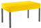 Kaufpirat Premium Abdeckplane 80x90x15 cm Gartenmöbel Gartentisch Hülle Abdeckung Haube Schutzhülle Abdeckhaube 6.000 mm Wasserbeständigkeit Gelb