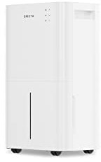Ometa 20L/25L Dual Dehumidifier Air Purifier with HEPA Filter & IONISER, Removes Damp, Condensation, Air Pollutants with WiFi, Humidity Display, 24h Timer, Clothes Drying Mode (20L Dual)