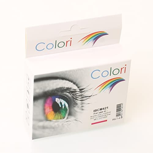 Colori Kompatible Druckerpatrone für Brother LC421M LC421XLM Magenta DCP-J1050DW DCP-J1140DW MFC-J1010DW