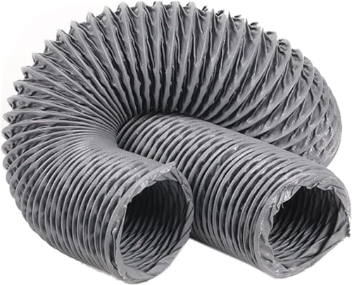 Abluftschlauch Lüftungsschlauch Trockner Schlauch 10m Luftleitung Für Trocknerhaus, Flexibler Nylon-Luftschlauch Für Kleine Räume, Anbauzelte, Badezimmer, Küche Und Dachboden (250MM)