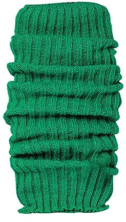 DondPO Kniestrümpfe Mädchen, Strick Karneval Grün Pulswärmer Leg Warmers Winter Warm Elastische Beinstulpen Stulpen Beinwärmer Baumwolle Ballett Weich Knöchelwärmer Kniestulpen