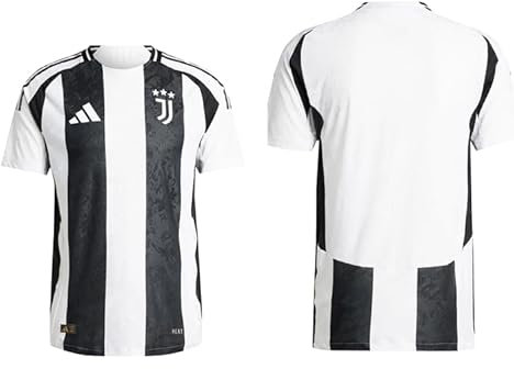 Generico Maglia Calcio Bianconera 2023 2024 J U V E - Adulto Ufficiale Replica Uomo (XL) Vlahovic Rabiot Chiesa