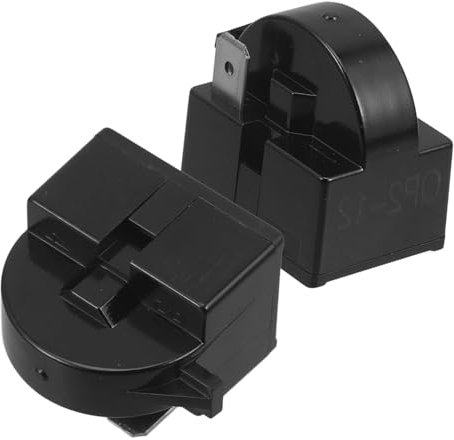 Uonlytech 2pezzi Ptc Refrigeratore Compressore Starter Protector Protezione Termica Per Frigorifero e Congelatore Facile Da Installare Resistente e Durevole Accessori Di Riparazione Per