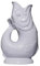 The Original Gluggle Jug - Oyster Glug Jug in XL, 28cm 1.4L - Gug Glug Fish Shaped Jug - Decorative Glugging Water, Cocktail, Wine & Gin Pitcher, Decanter or Vase - Hand Made in Britain
