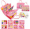 LearnToy Montessori Busy Board pour Filles de 1, 2, 3, 4 Ans, Jouet de motricité, Jouet sensoriel pour Les Tout-Petits de 1 à 4 Ans, Planche de motricité pour Les Voyages, Voiture, Avion