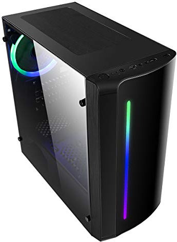 OCHW Black Beam micro RGB Gaming PC, Ryzen 5500 • RTX 4060 8GB Graphics Card • 16GB 3200MHz DDR4 • 1TB NVME SSD • 600W PSU • Gaming Case • WIFI • Windows 11 Pro