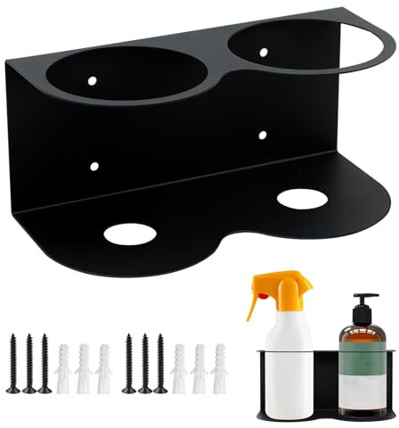 momgyaamz Spraydosenhalter Sprühdosenhalter Metall Dosenhalter für Sprühflaschen, Werkstatt Zubehör Sprühflaschen Aufbewahrungsregal für Werkstatt Garage Geschäft Zuhause, 1 Stück