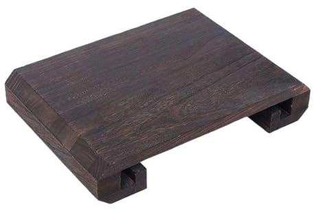 Sgabello ergonomico color carbone, per casa e ufficio, portatile, supporto per gambe sotto la scrivania, scala rettangolare con ampia superficie (40 x 29 x 7,5 cm)