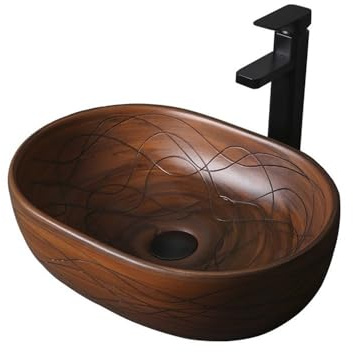 Aufsatzwaschbecken 47,5 * 35 13 cm Badezimmer Kleines Waschbecken Über der Theke Porzellan Keramik Toilette Moderne Arbeitsplatte