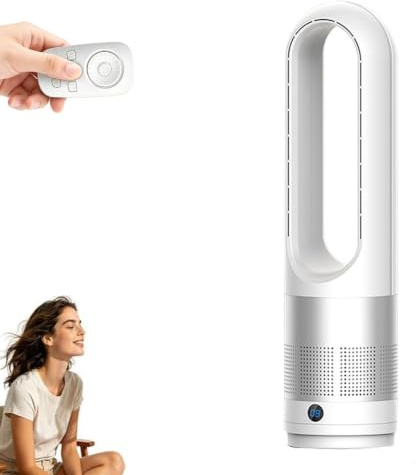 Purificatore d'aria 3 in 1 Purethcare, Ventilatore a torre senza pale (B)