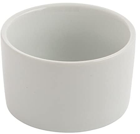 Olympia u176 Whiteware Contemporáneo Ramekin, blanco (Pack de 12)