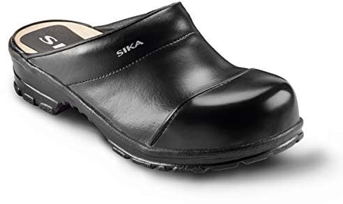 SIKA 54 Comfort Robuster Clog - Breite Passform und Fußbett aus Holz - Ideal für Land- Forstwirtschaft und Fischerei, Leicht- Schwerindustrie, Baugewerbe und Handwerk, Transport und Lager