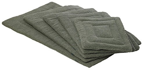 House of Paws Moss Berber Fleece Large Mat for Pets - Machine Washable, Insulating and Durable