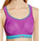 Shock Absorber Damen Ultimate Run Bra Sport BH, Violett/Türkis, 65A EU