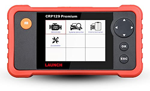 LAUNCH CRP129 Premium OBD2 Code Reader Engine/SRS/ABS/AT System, Full OBD Function Code Scanner, Oil/EPB/BMS/SAS Reset, Wifi Update Car Diagnostic Tool