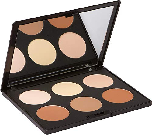 Elizabeth Mott Contour Kit and Highlighting Contour Palette, 6 Shades Palette, 0.15 kg