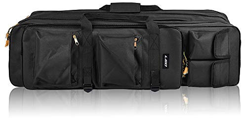 Lixada Outdoor 3 Layer Angeln Tasche Rucksack 80 cm / 100 cm Angelrute Reel Tragetasche Angelrute Tackle Tasche Tragetasche Reisetasche
