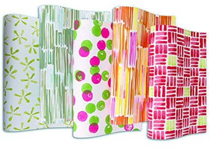 HRB Sortimente schönes Geschenkpapier, 10 Rollen a 2m 70 x 200 cm (Serie 2, 10 Rollen) Freundliche Muster