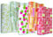 HRB Sortimente schönes Geschenkpapier, 10 Rollen a 2m 70 x 200 cm (Serie 2, 10 Rollen) Freundliche Muster