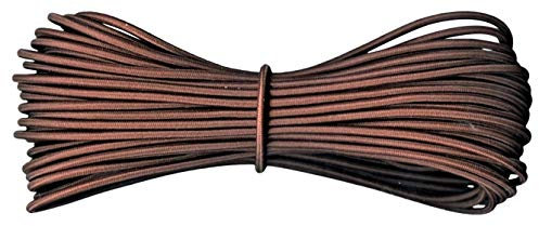 Round Elastic Cord - 3 mm diameter - Chocolate - 10 metres