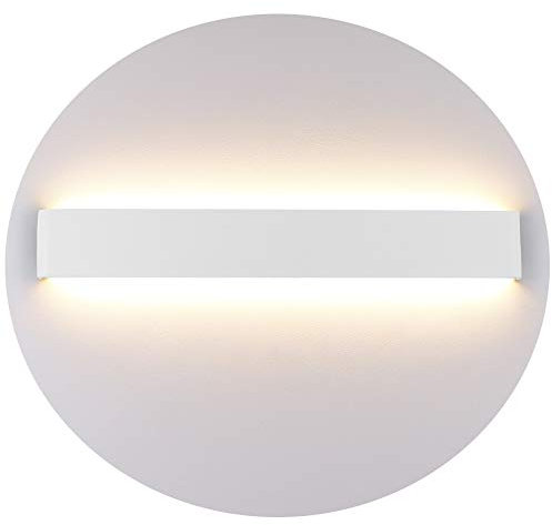 Klighten Applique da Parete Interno Moderno LED Lampada da Parete 20W 61CM Lampada da Muro per Camera da Letto Soggiorno Corridoio Bagno Scale, Bianco Caldo 3000K