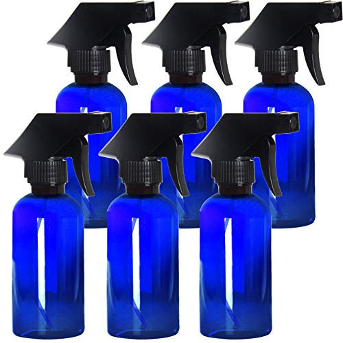 Youngever 6 Paquetes Botella de Spray 250ml, Botellas de Pastico Pulverizador (Blue)