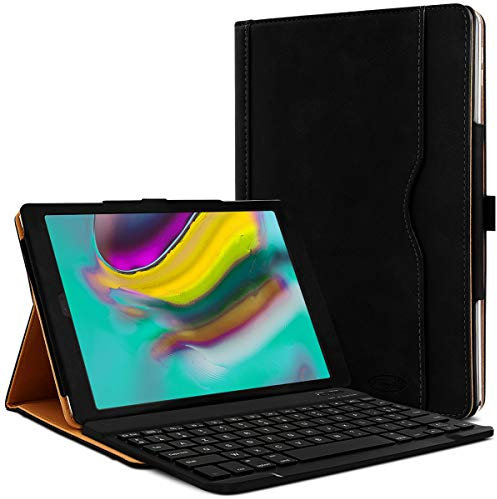 Karylax - Funda de protección y modo soporte horizontal con teclado francés Azerty Connection Bluetooth para tablet Samsung Galaxy Tab A7 10.4
