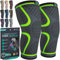 MODVEL Kniebandage Set für Damen und Herren – Stabiler Halt beim Sport, Training, Fitness, Wandern, Alltag – Bequeme, Hautfreundliche, Atmungsaktive Bandage aus Weichem Nylon-Latex-Gewebe
