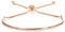 ZAVANA Bracelet Jonc Or Rose pour Femme et Ado, Bracelet Fin pour Femme, Bracelet Femme Réglable, Bracelets Or Rose pour Femme, Bracelet Fille Ajustable, Bijoux Femme Or Rose avec Pochette Cadeau