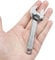ZoZoMaiy Chiave Regolabile da 4 Pollici Mini Metal Regolabile Chiave per e Manutenzione per l'industria e la Riparazione Automatica (Argento)