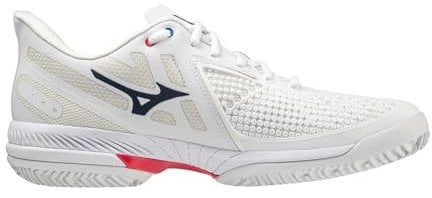 Mizuno Herren Wave Exceed Tour 5 cc Tennisschuhe, Undyed White Spellbound Paceblue, 44.5 EU